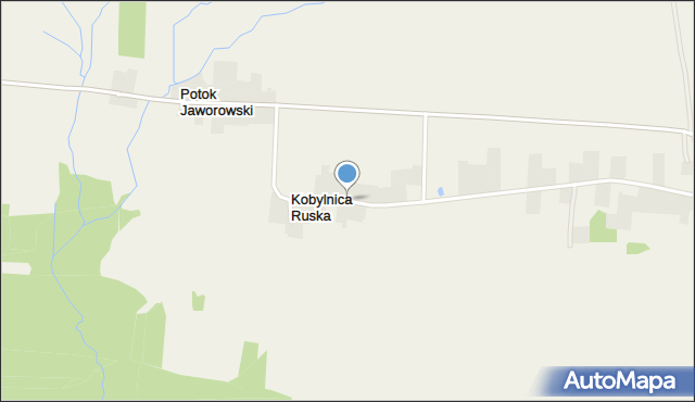 Kobylnica Ruska, Kobylnica Ruska, mapa Kobylnica Ruska