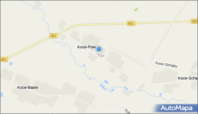 Koce-Piskuły, Koce-Piskuły, mapa Koce-Piskuły