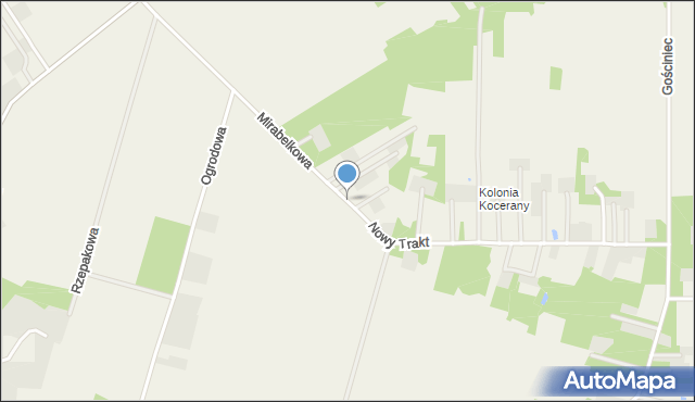 Kocerany, Kocerany, mapa Kocerany