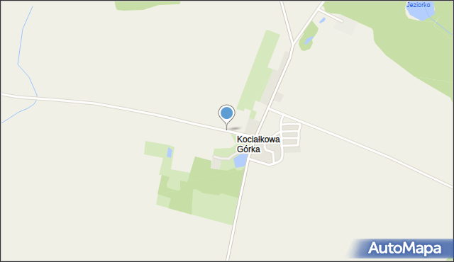 Kociałkowa Górka, Kociałkowa Górka, mapa Kociałkowa Górka