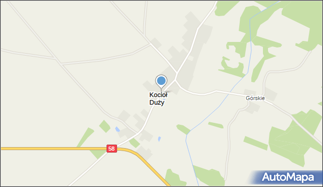 Kocioł Duży, Kocioł Duży, mapa Kocioł Duży