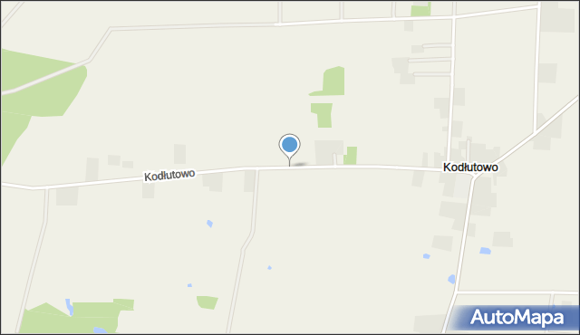 Kodłutowo, Kodłutowo, mapa Kodłutowo