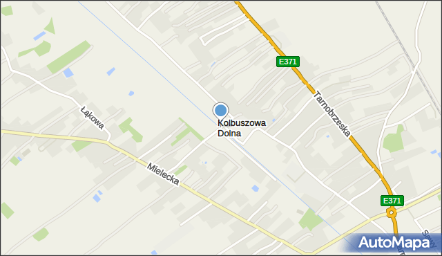 Kolbuszowa Dolna, Kolbuszowa Dolna, mapa Kolbuszowa Dolna