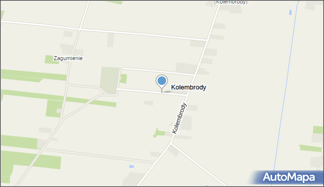 Kolembrody, Kolembrody, mapa Kolembrody
