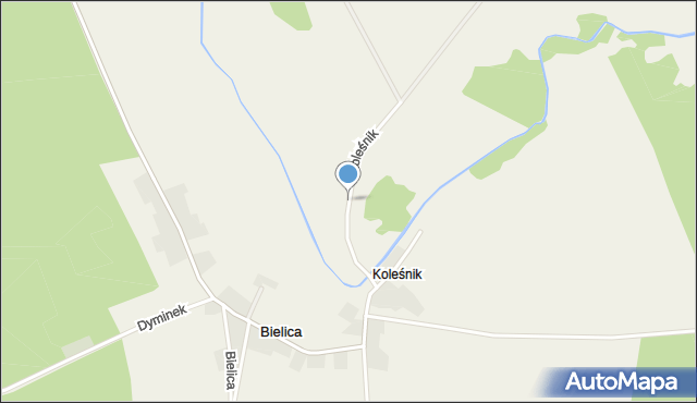 Koleśnik, Koleśnik, mapa Koleśnik