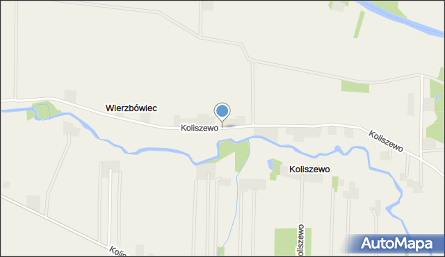 Koliszewo, Koliszewo, mapa Koliszewo