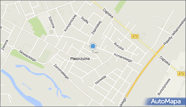 Koło, Kopernika Mikołaja, mapa Koło