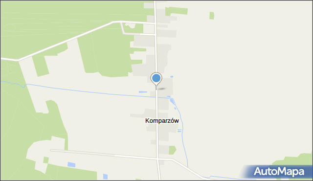 Komparzów, Komparzów, mapa Komparzów