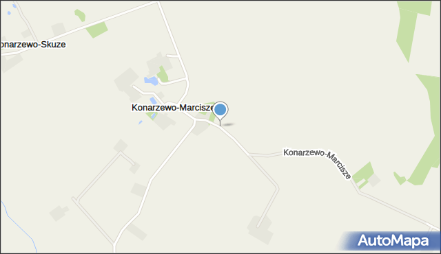 Konarzewo-Marcisze, Konarzewo-Marcisze, mapa Konarzewo-Marcisze