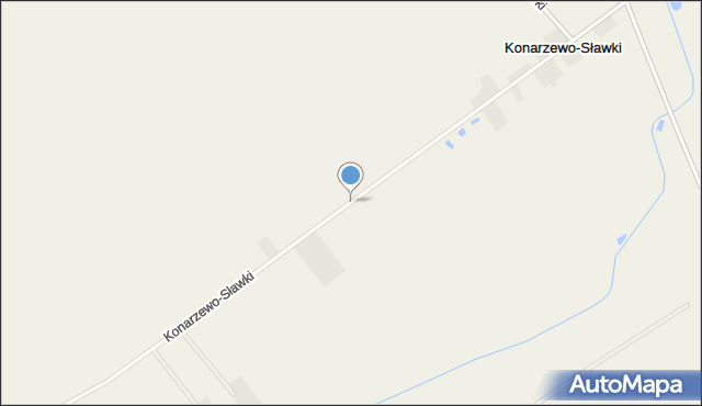 Konarzewo-Sławki, Konarzewo-Sławki, mapa Konarzewo-Sławki