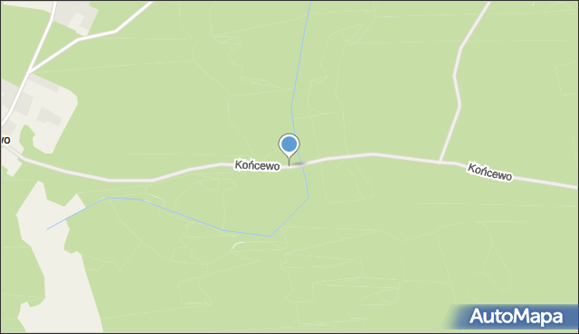 Końcewo, Końcewo, mapa Końcewo