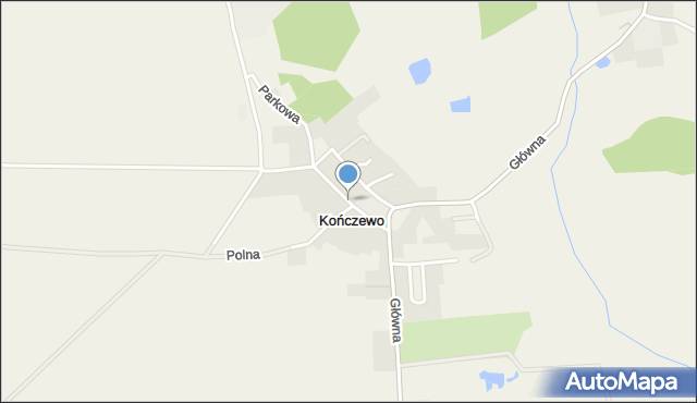 Kończewo gmina Kobylnica, Kolejowa, mapa Kończewo gmina Kobylnica