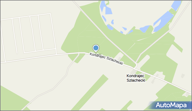 Kondrajec Szlachecki, Kondrajec Szlachecki, mapa Kondrajec Szlachecki