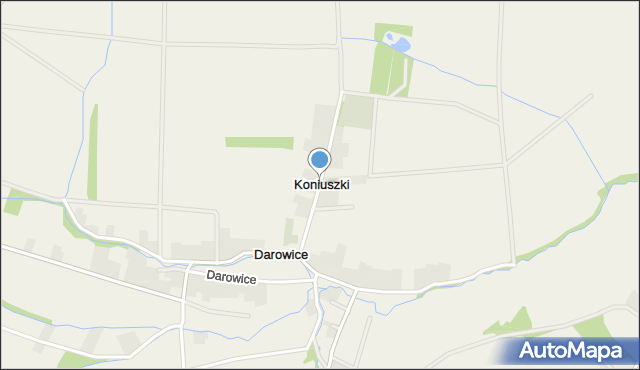 Koniuszki gmina Fredropol, Koniuszki, mapa Koniuszki gmina Fredropol