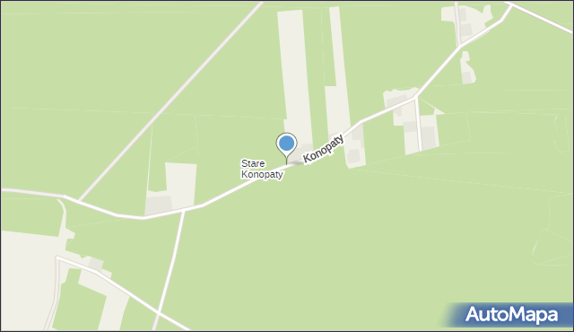 Konopaty, Konopaty, mapa Konopaty