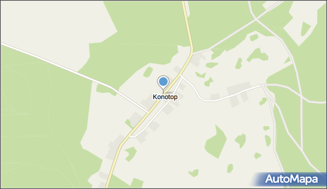 Konotop gmina Drawsko Pomorskie, Konotop, mapa Konotop gmina Drawsko Pomorskie