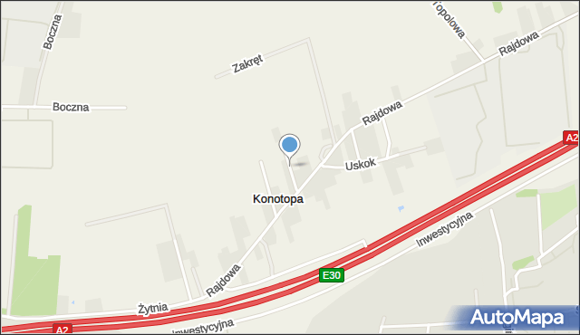 Konotopa gmina Ożarów Mazowiecki, Konotopa, mapa Konotopa gmina Ożarów Mazowiecki