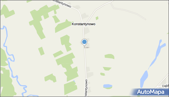 Konstantynowo gmina Wyrzysk, Konstantynowo, mapa Konstantynowo gmina Wyrzysk