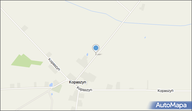 Kopaszyn gmina Wągrowiec, Kopaszyn, mapa Kopaszyn gmina Wągrowiec