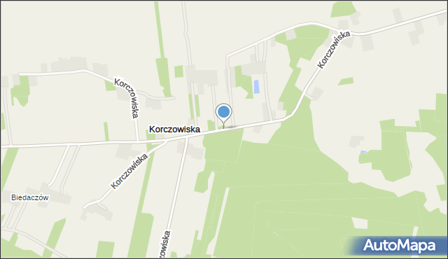 Korczowiska, Korczowiska, mapa Korczowiska