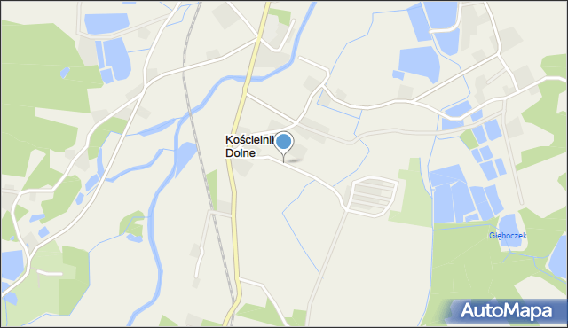 Kościelniki Dolne, Kościelniki Dolne, mapa Kościelniki Dolne