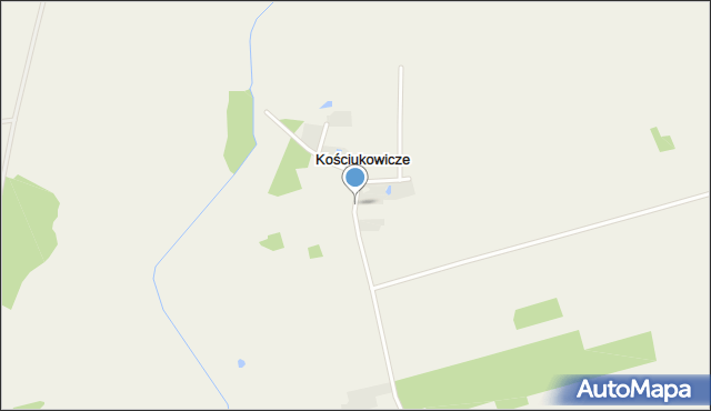 Kościukowicze, Kościukowicze, mapa Kościukowicze