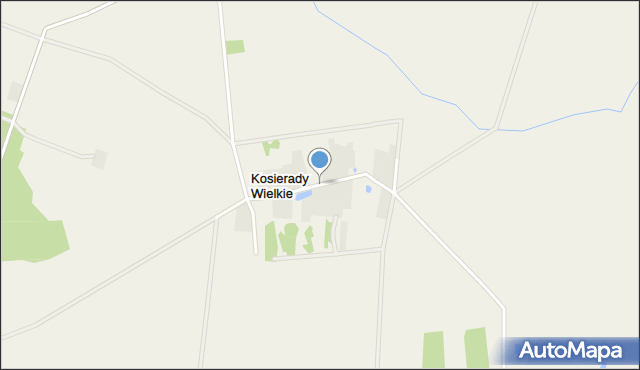 Kosierady Wielkie, Kosierady Wielkie, mapa Kosierady Wielkie