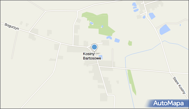 Kosiny Bartosowe, Kosiny Bartosowe, mapa Kosiny Bartosowe