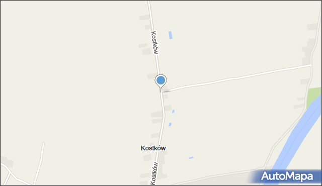 Kostków, Kostków, mapa Kostków