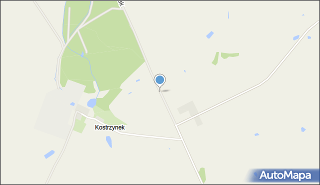 Kostrzynek, Kostrzynek, mapa Kostrzynek