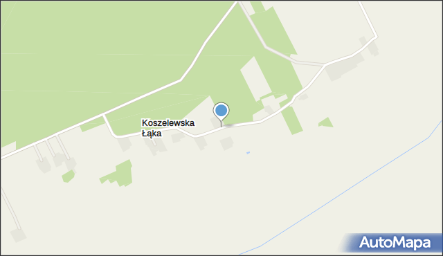 Koszelewska Łąka, Koszelewska Łąka, mapa Koszelewska Łąka