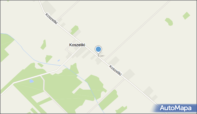 Koszeliki, Koszeliki, mapa Koszeliki
