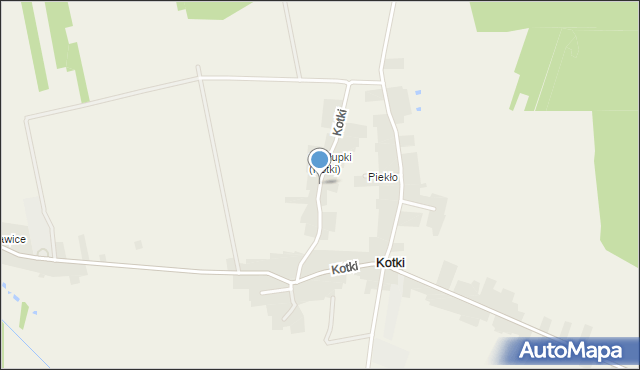 Kotki gmina Busko-Zdrój, Kotki, mapa Kotki gmina Busko-Zdrój