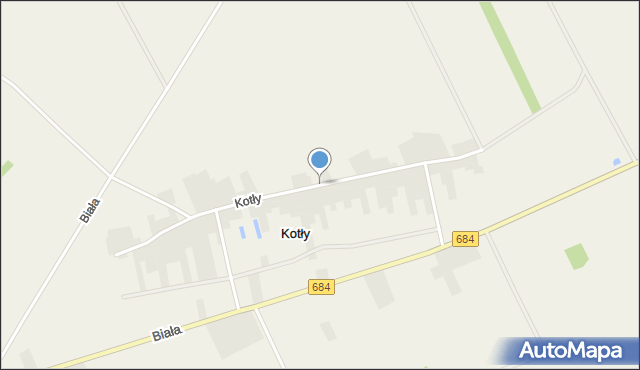 Kotły, Kotły, mapa Kotły