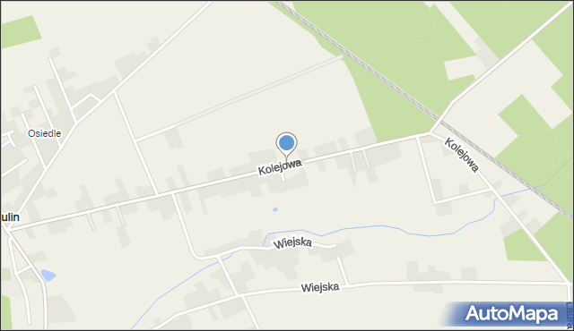 Kotulin gmina Toszek, Kolejowa, mapa Kotulin gmina Toszek
