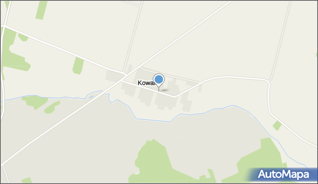 Kowale gmina Suraż, Kowale, mapa Kowale gmina Suraż