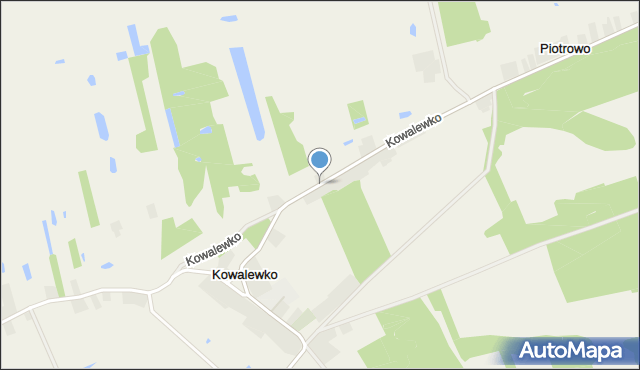 Kowalewko gmina Kcynia, Kowalewko, mapa Kowalewko gmina Kcynia