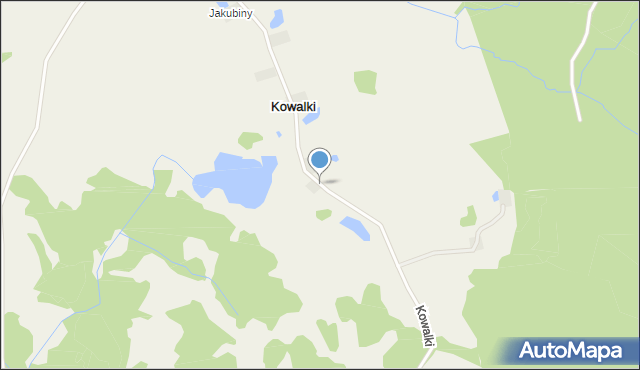 Kowalki gmina Gołdap, Kowalki, mapa Kowalki gmina Gołdap