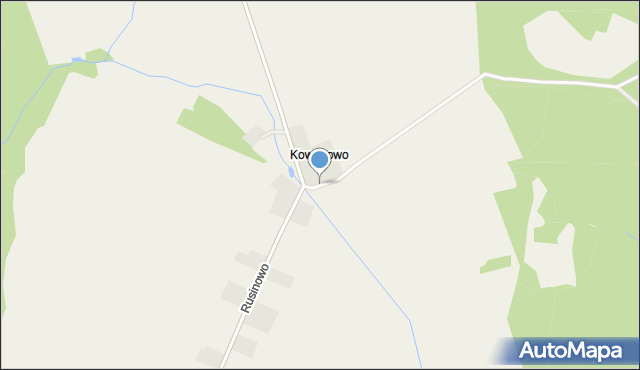 Kowanowo gmina Świdwin, Kowanowo, mapa Kowanowo gmina Świdwin