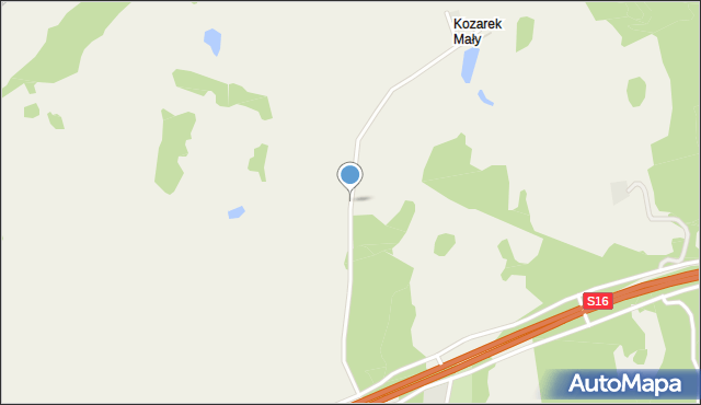 Kozarek Mały, Kozarek Mały, mapa Kozarek Mały