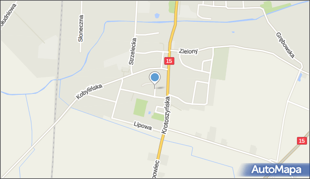 Koźmin Wielkopolski, Konstytucji 3 Maja, mapa Koźmin Wielkopolski