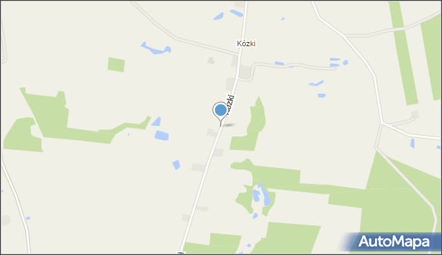 Kozy gmina Piotrków Kujawski, Kózki, mapa Kozy gmina Piotrków Kujawski