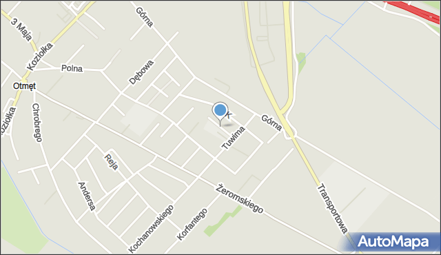 Krapkowice, Korczaka Janusza, mapa Krapkowice