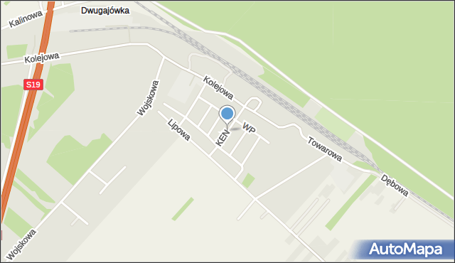 Kraśnik, Komisji Edukacji Narodowej, mapa Kraśnik