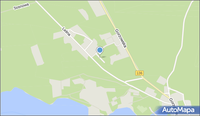 Lubniewice, Konwaliowa, mapa Lubniewice