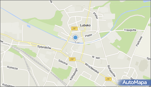 Lubsko, Konopnickiej Marii, mapa Lubsko