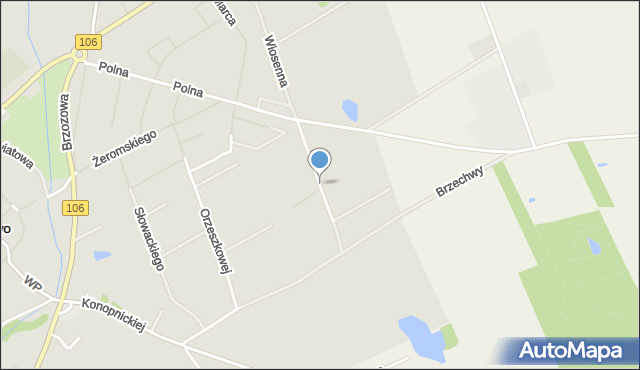 Maszewo powiat goleniowski, Kochanowskiego Jana, mapa Maszewo powiat goleniowski