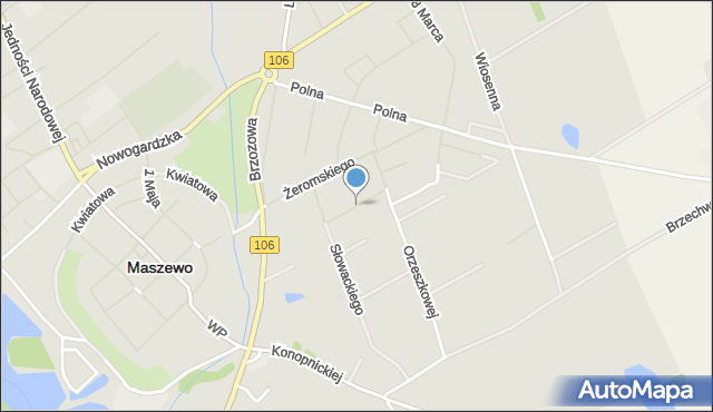 Maszewo powiat goleniowski, Korczaka Janusza, mapa Maszewo powiat goleniowski