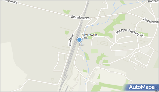 Miechów, Kolejowa, mapa Miechów