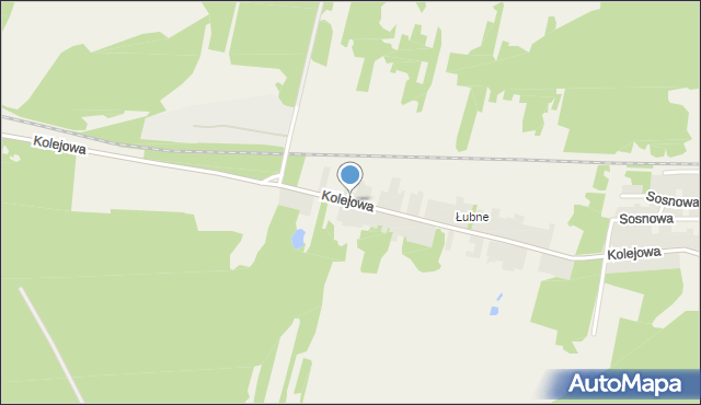 Mierzęcice, Kolejowa, mapa Mierzęcice